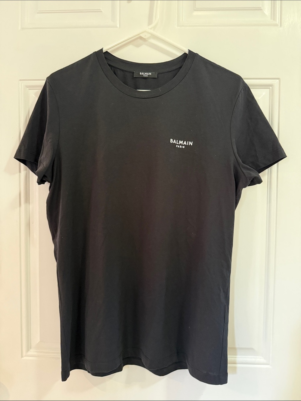 Balmain Black Logo Crew Neck T-Shirt